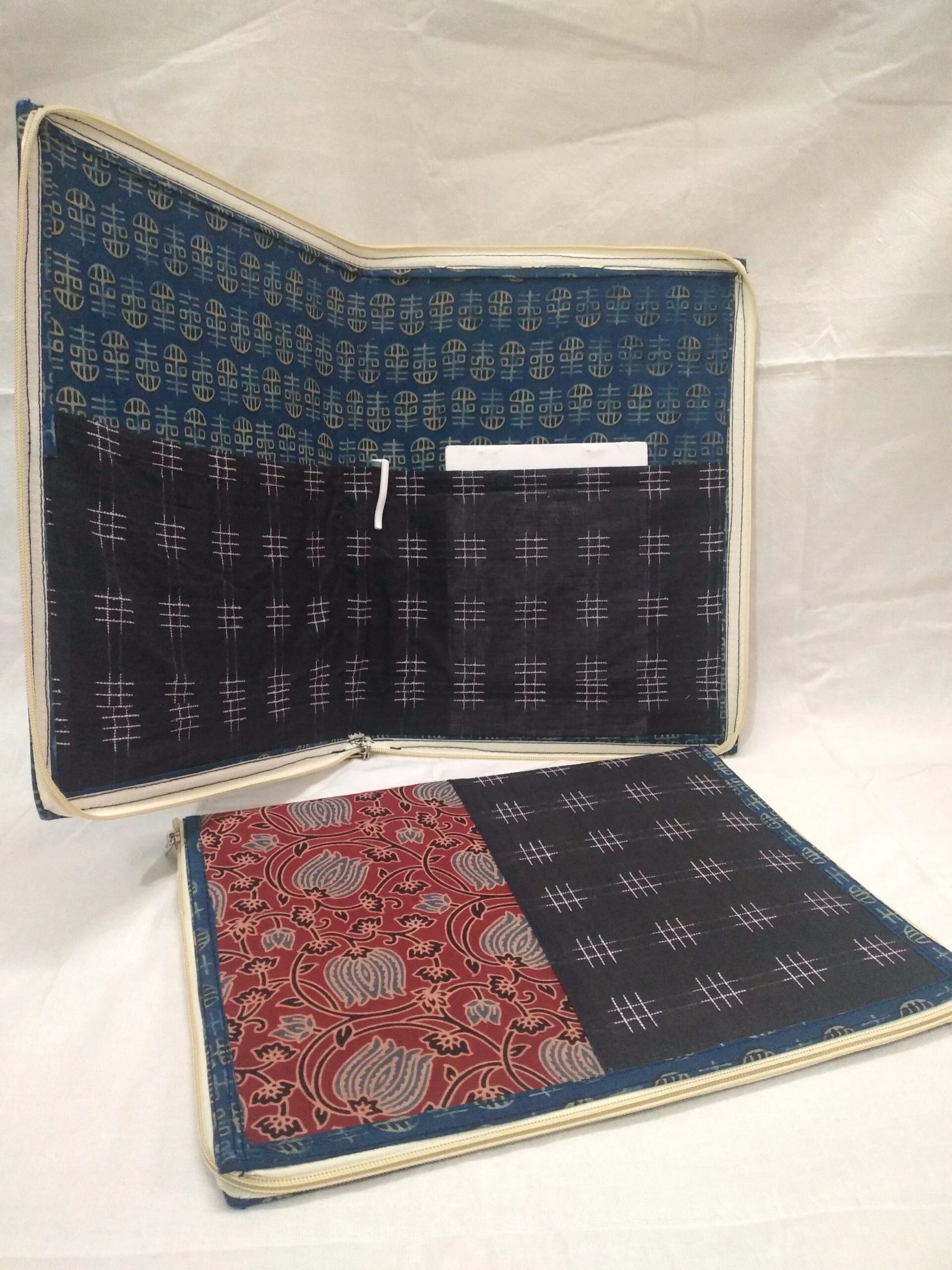 20250822_151420-scaled-1.jpg JALPAIBON Handmade Block Printed Fabric Organizer File Folder for Office & Home Use
