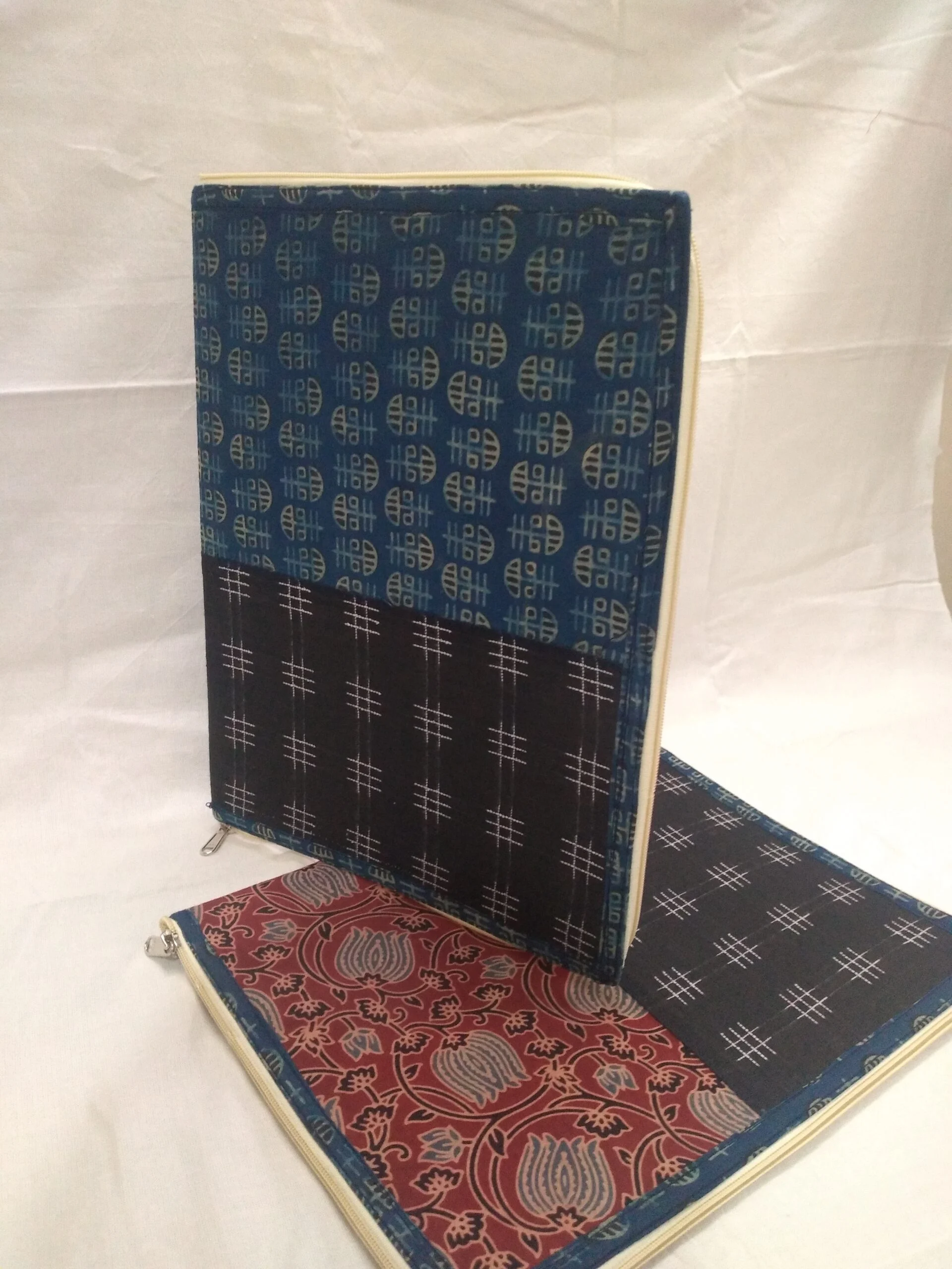 20250822_151431-scaled-1.jpg JALPAIBON Handmade Block Printed Fabric Organizer File Folder for Office & Home Use