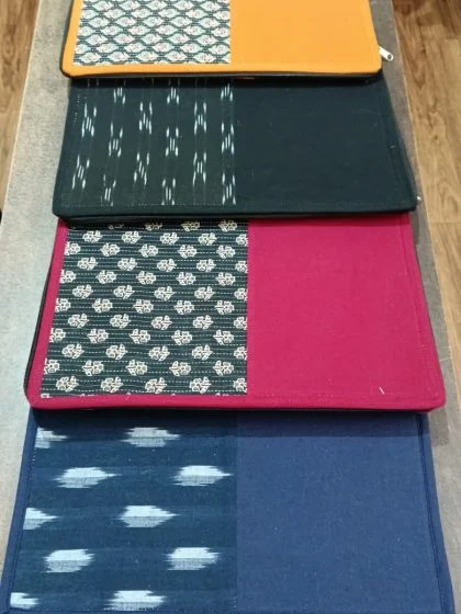 JALPAIBON Handmade Block Printed Fabric Organizer File Folder for Office & Home Use