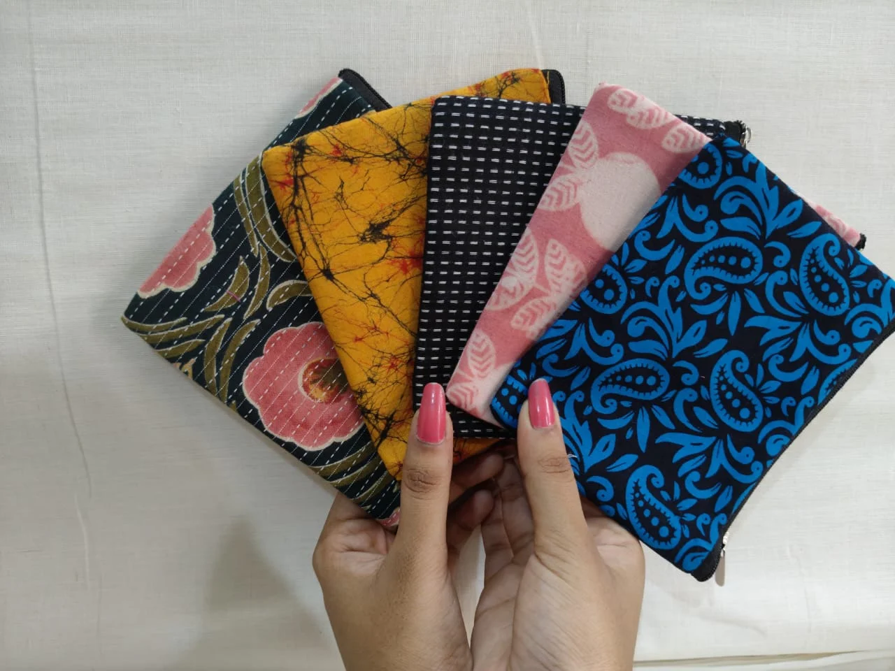 IMG-20251013-WA0014.jpg JALPAIBON Handcrafted Cotton Flat Pouch – Ethnic Print Multipurpose Organizer Bag