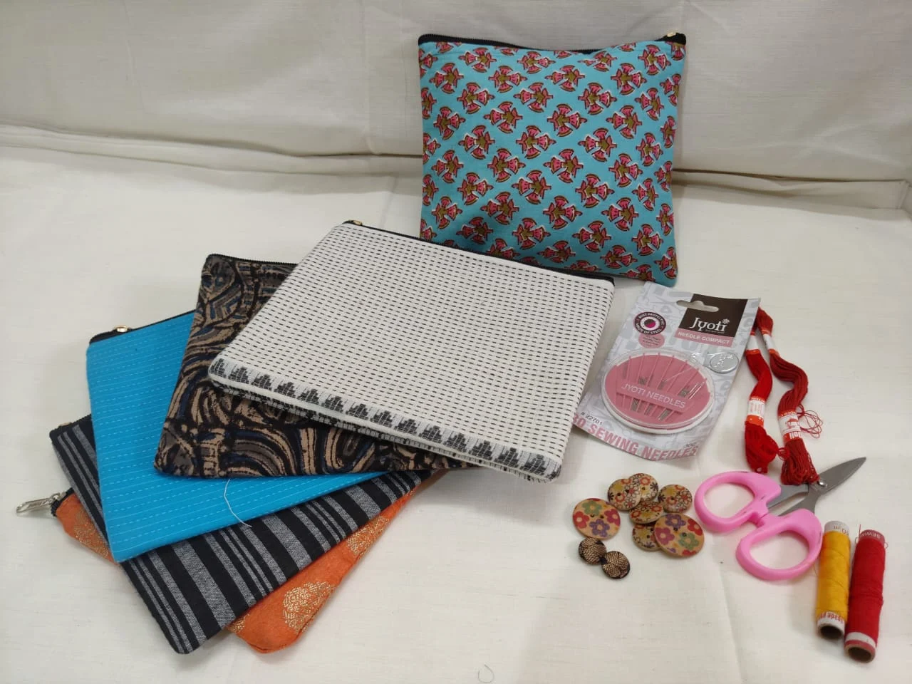 IMG-20251013-WA0022.jpg JALPAIBON Handmade Fabric Flat Pouch Multi-Design Utility Organizer Bag