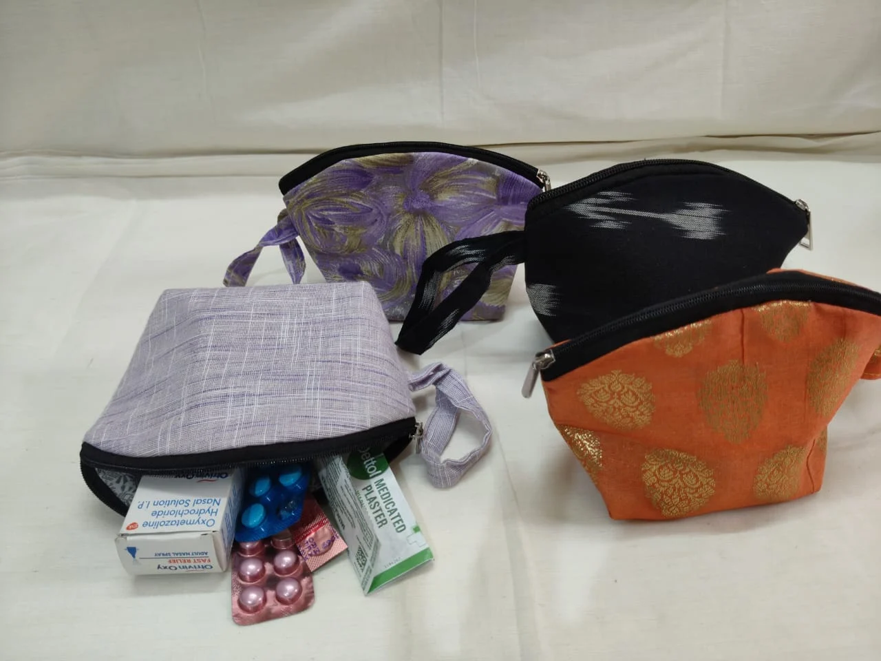 IMG-20251013-WA0051.jpg JALPAIBON Small Handcrafted Cotton Fabric Utility Pouch