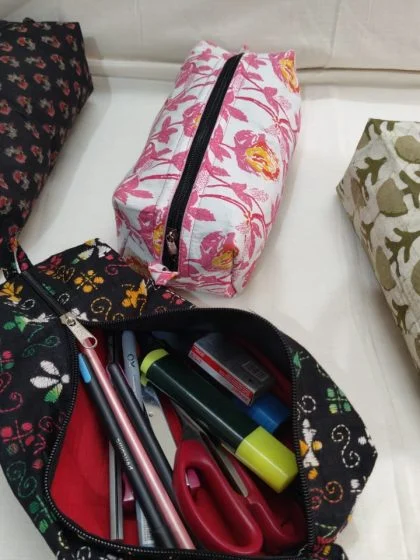 JALPAIBON Handcrafted Cotton Big Utility Pouch