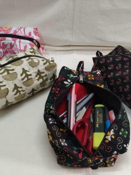 JALPAIBON Handcrafted Cotton Big Utility Pouch