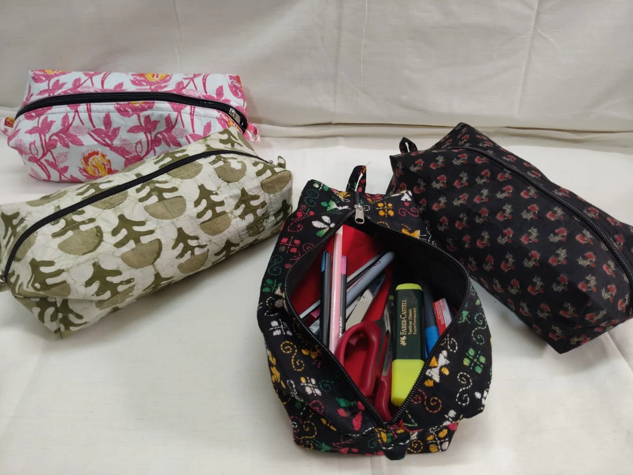 JALPAIBON Handcrafted Cotton Big Utility Pouch