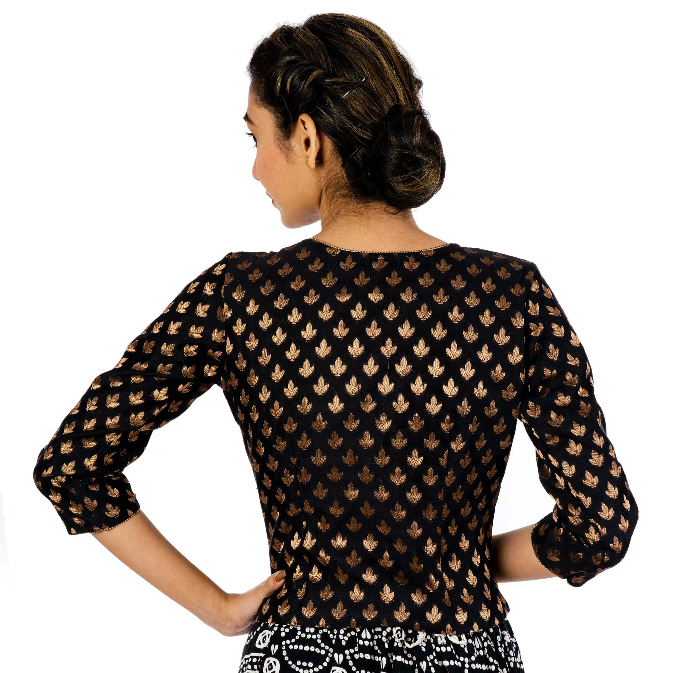 JALPBL-0008_1-scaled-1.jpg JALPAIBON Round Neck Women Blouse in Black