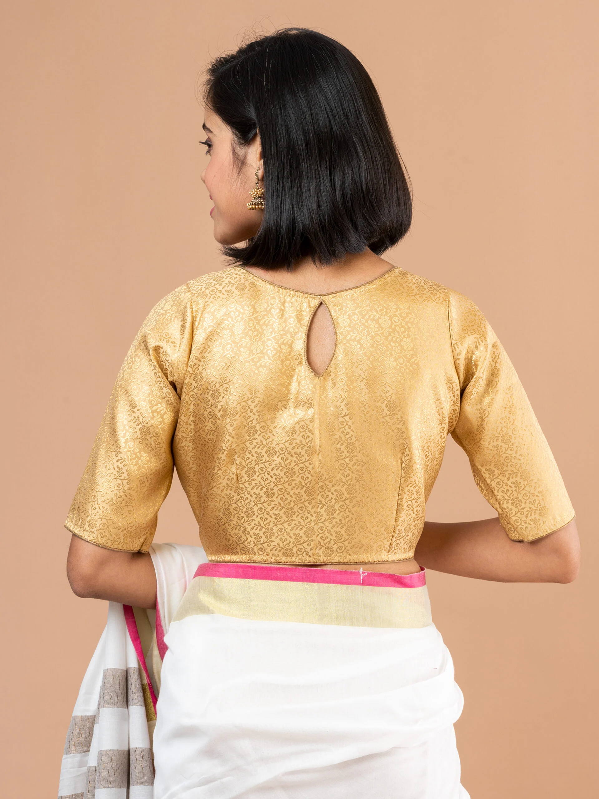 JALPBL-23-04-105_3-scaled-1.jpg JALPAIBON Round Neck Women Blouse In Golden