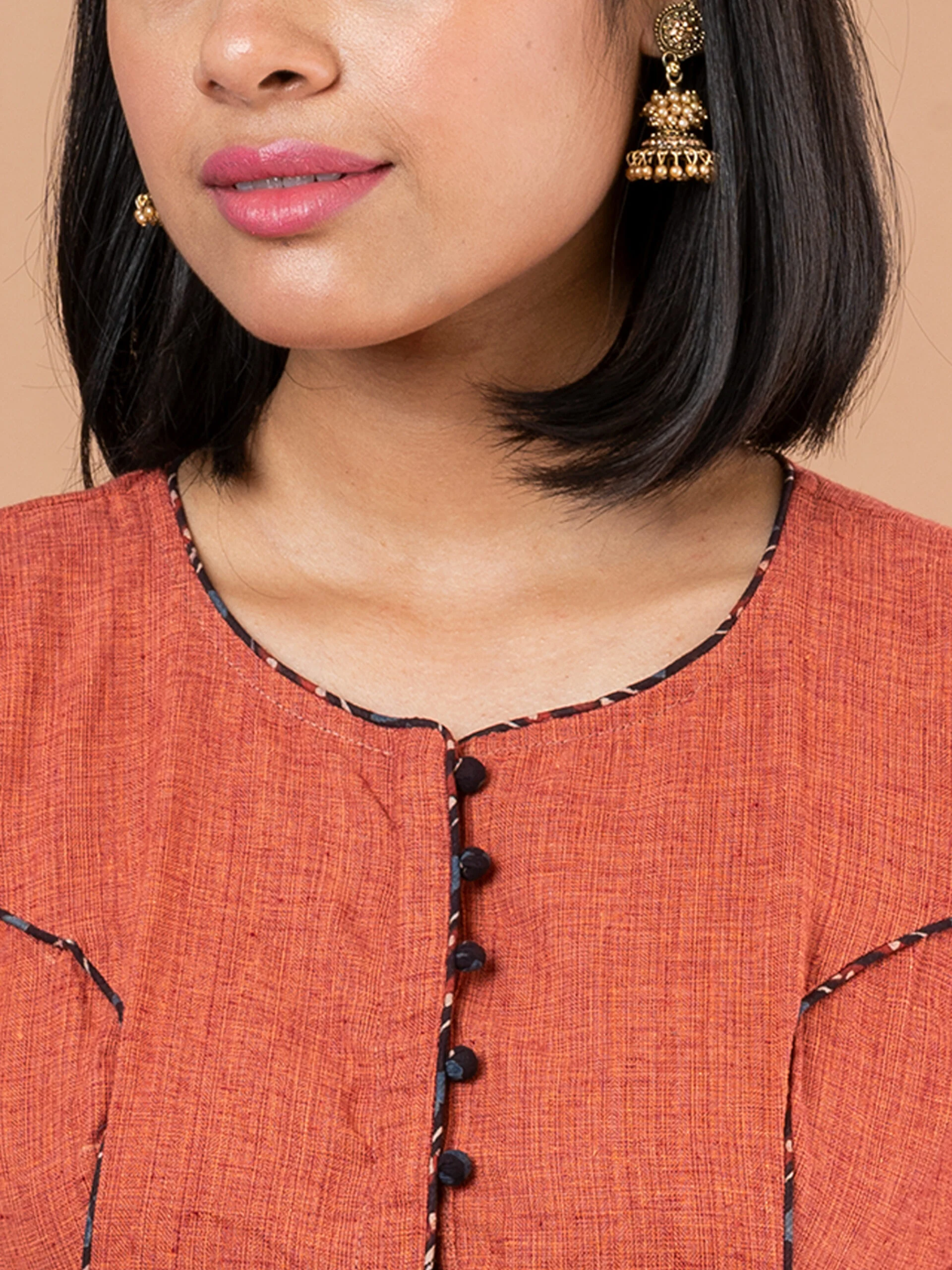 JALPBL-23-04-107_4-scaled-1.jpg JALPAIBON Round Neck Women Blouse In Rust