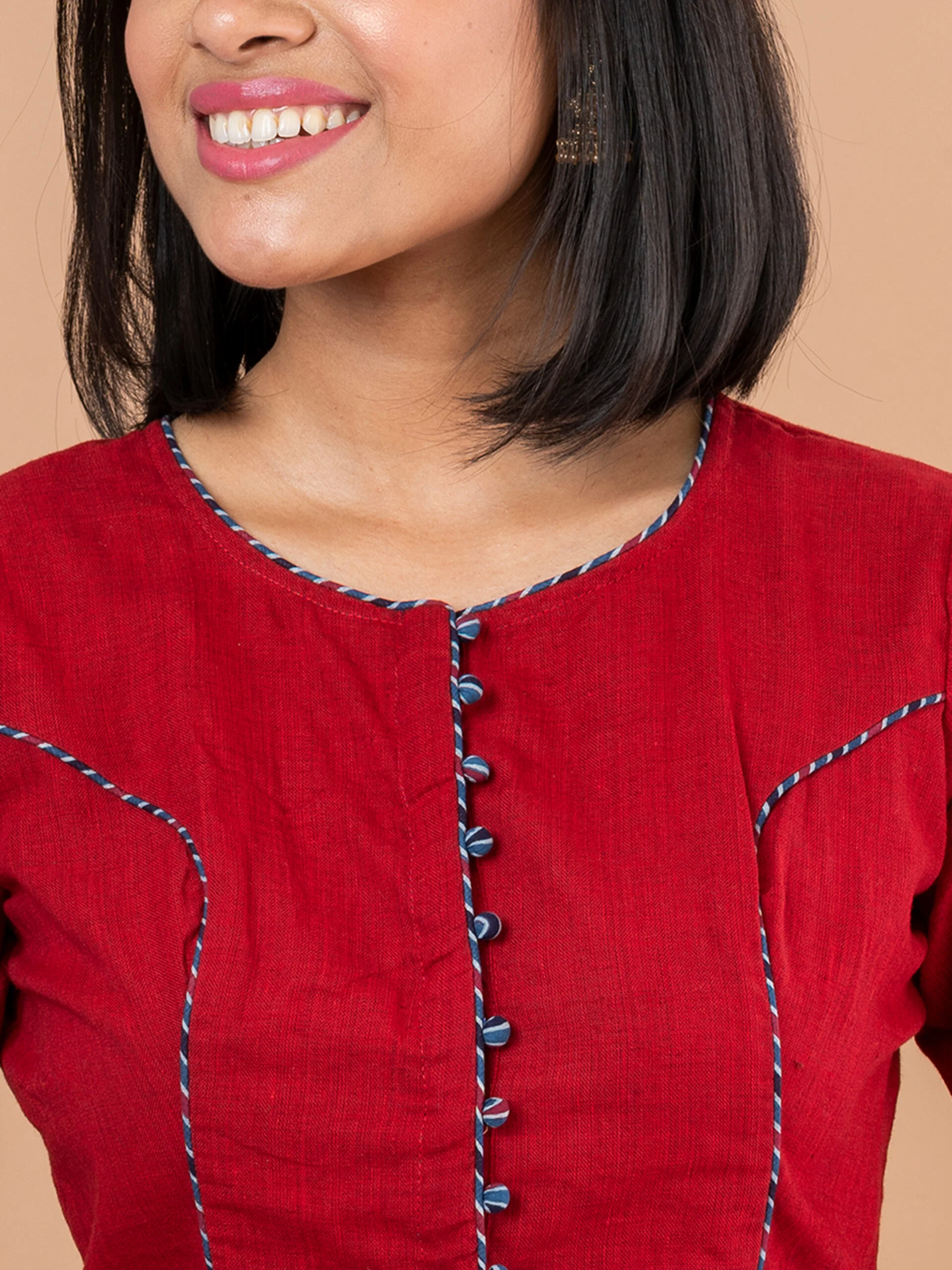 JALPBL-23-04-109_4-scaled-1.jpg JALPAIBON Round Neck Women Blouse In Red
