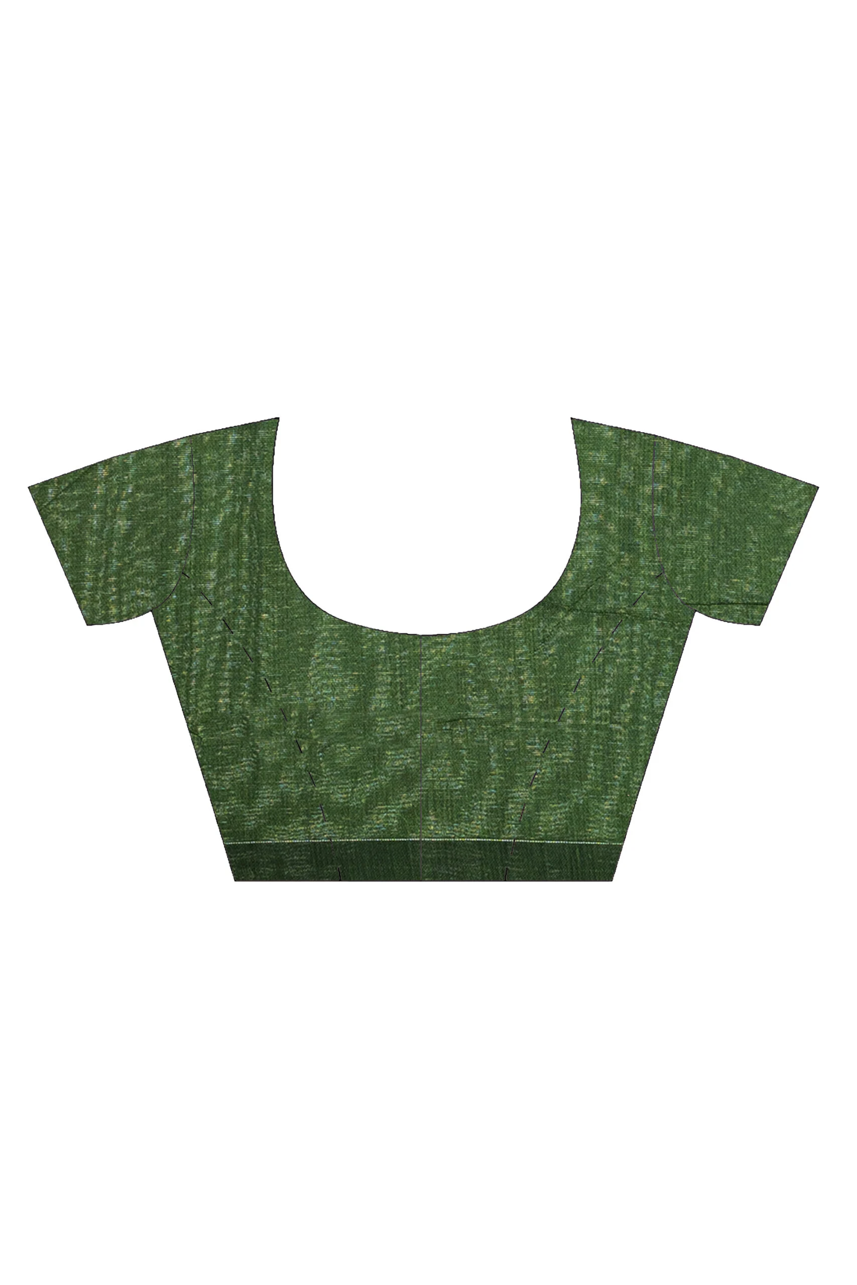 JALPSAR-211046_3-scaled-1.jpg Jalpaibon Green Self Woven Handloom Pure Cotton Saree