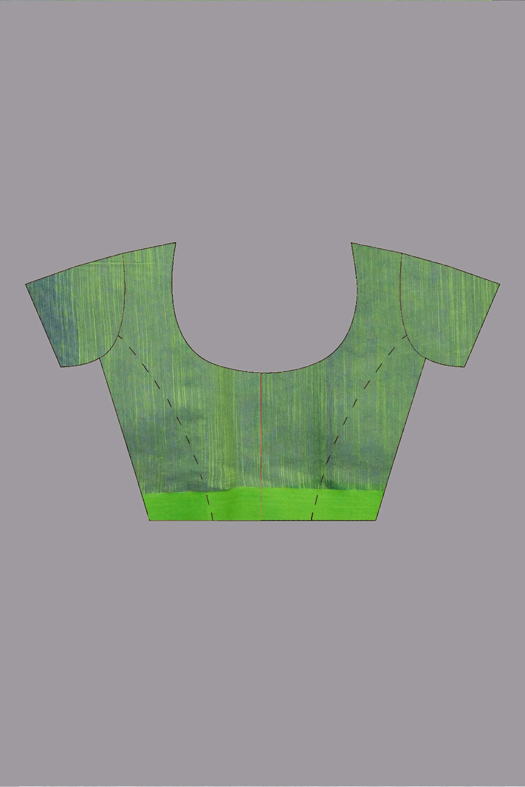Jalpaibon Woven Green Bordered Blue Cotton Saree