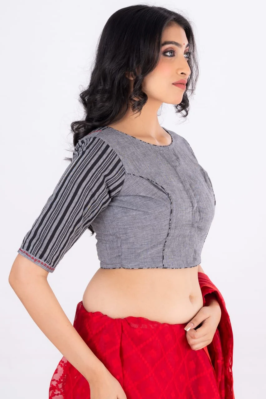 WhatsApp-Image-2023-03-18-at-5.59.03-PM-1.jpeg JALPAIBON Round Neck Women Blouse in Grey