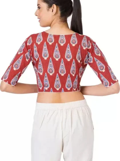Boat Neck Women Blouse
